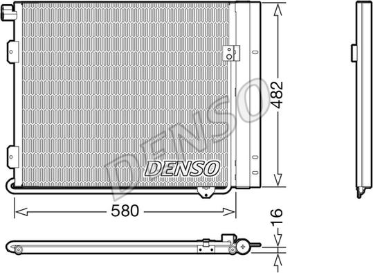 Denso DCN99061 - Condensatore, Climatizzatore autozon.pro