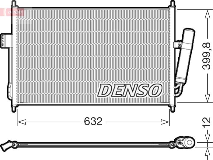 Denso DCN99084 - Condensatore, Climatizzatore autozon.pro