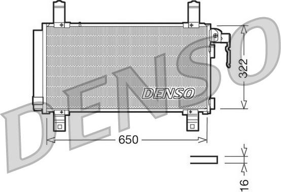 Denso DCN44006 - Condensatore, Climatizzatore autozon.pro