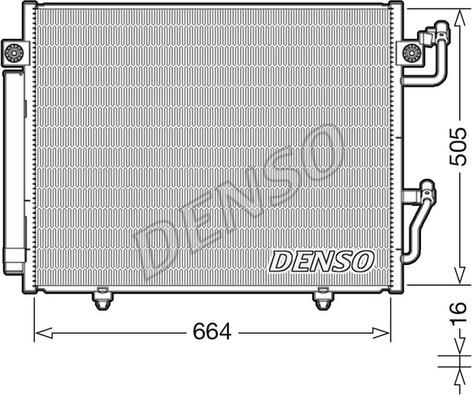 Denso DCN45005 - Condensatore, Climatizzatore autozon.pro