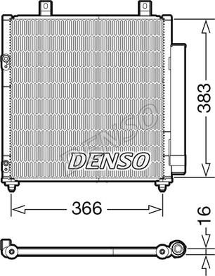 Denso DCN45007 - Condensatore, Climatizzatore autozon.pro