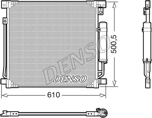 Denso DCN45013 - Condensatore, Climatizzatore autozon.pro