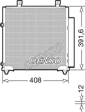 Denso DCN45012 - Condensatore, Climatizzatore autozon.pro