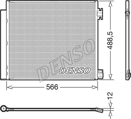 Denso DCN46026 - Condensatore, Climatizzatore autozon.pro