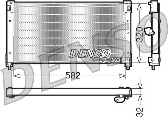 Denso DCN40001 - Condensatore, Climatizzatore autozon.pro