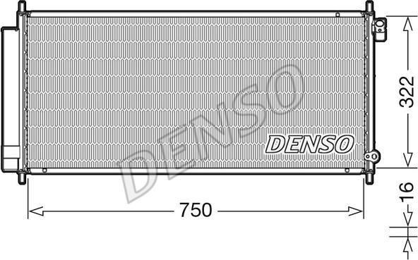 Denso DCN40017 - Condensatore, Climatizzatore autozon.pro