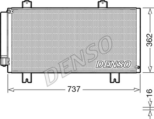 Denso DCN40029 - Condensatore, Climatizzatore autozon.pro