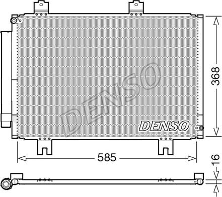 Denso DCN40020 - Condensatore, Climatizzatore autozon.pro