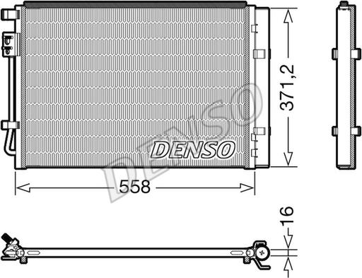 Denso DCN41015 - Condensatore, Climatizzatore autozon.pro