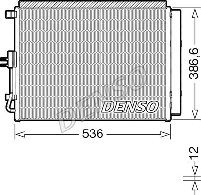 Denso DCN43009 - Condensatore, Climatizzatore autozon.pro