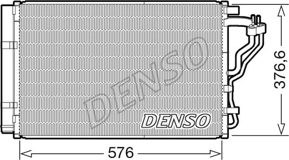 Denso DCN43008 - Condensatore, Climatizzatore autozon.pro