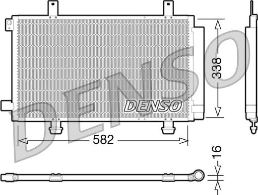 Denso DCN47002 - Condensatore, Climatizzatore autozon.pro