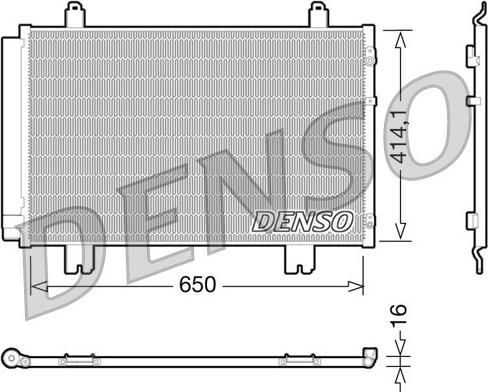 Denso DCN51009 - Condensatore, Climatizzatore autozon.pro