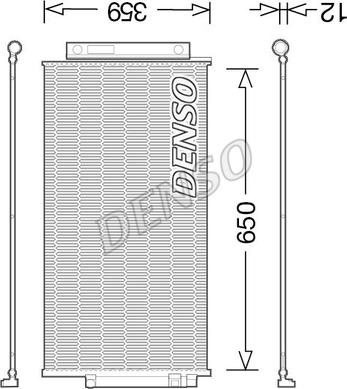 Denso DCN09047 - Condensatore, Climatizzatore autozon.pro