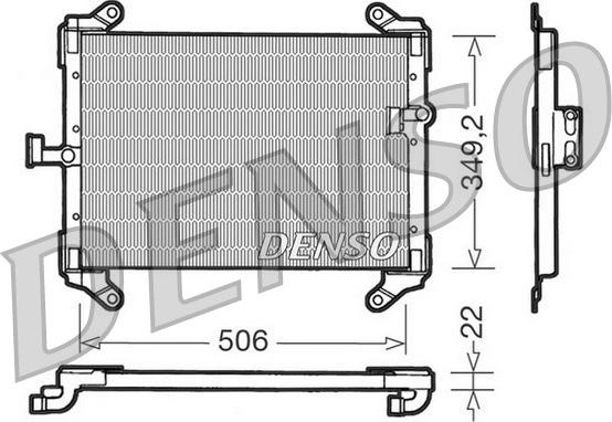 Denso DCN09050 - Condensatore, Climatizzatore autozon.pro