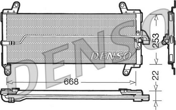 Denso DCN09002 - Condensatore, Climatizzatore autozon.pro