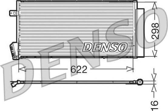 Denso DCN09018 - Condensatore, Climatizzatore autozon.pro