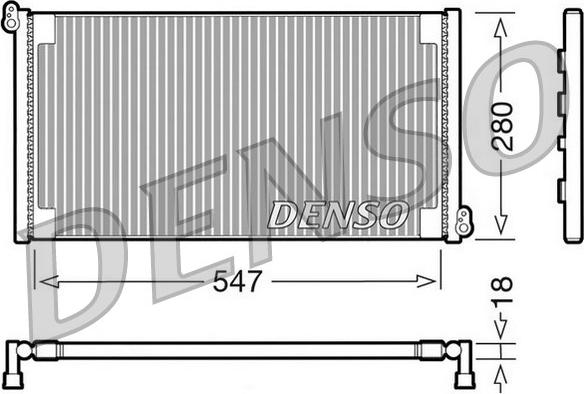 Denso DCN09081 - Condensatore, Climatizzatore autozon.pro