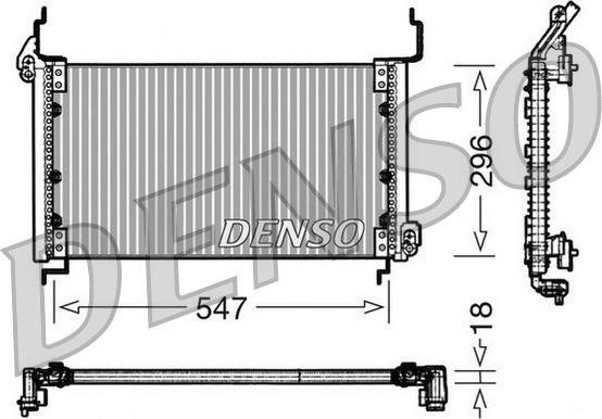 Denso DCN09082 - Condensatore, Climatizzatore autozon.pro