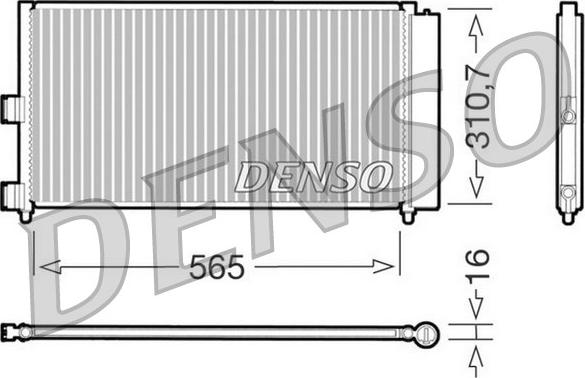 Denso DCN09070 - Condensatore, Climatizzatore autozon.pro