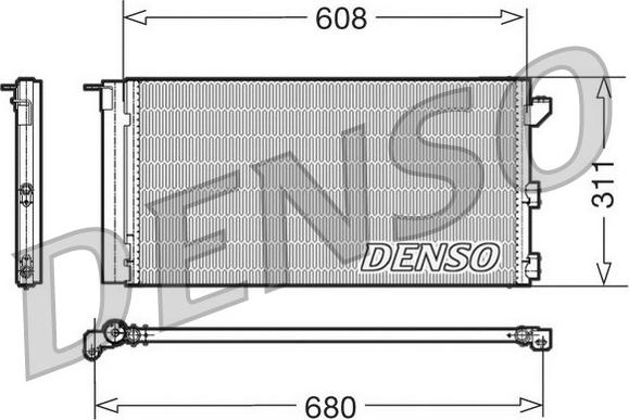 Denso DCN09105 - Condensatore, Climatizzatore autozon.pro