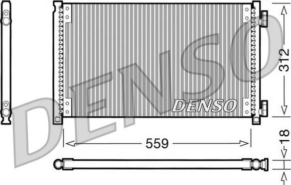 Denso DCN09100 - Condensatore, Climatizzatore autozon.pro