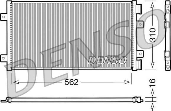 Denso DCN09101 - Condensatore, Climatizzatore autozon.pro