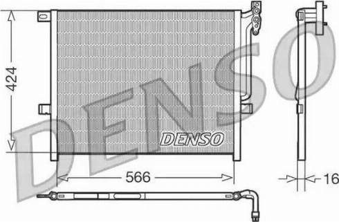 Denso DCN05004 - Condensatore, Climatizzatore autozon.pro