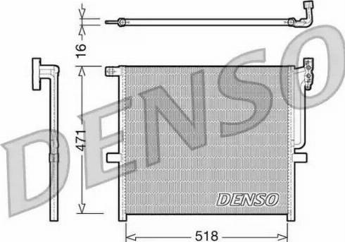 Denso DCN05001 - Condensatore, Climatizzatore autozon.pro