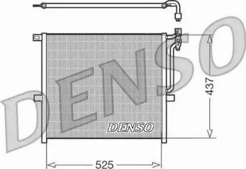 Denso DCN05008 - Condensatore, Climatizzatore autozon.pro