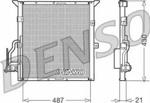 Denso DCN05002 - Condensatore, Climatizzatore autozon.pro