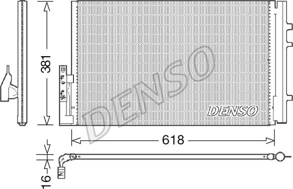 Denso DCN05014 - Condensatore, Climatizzatore autozon.pro