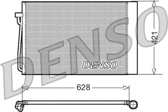 Denso DCN05018 - Condensatore, Climatizzatore autozon.pro