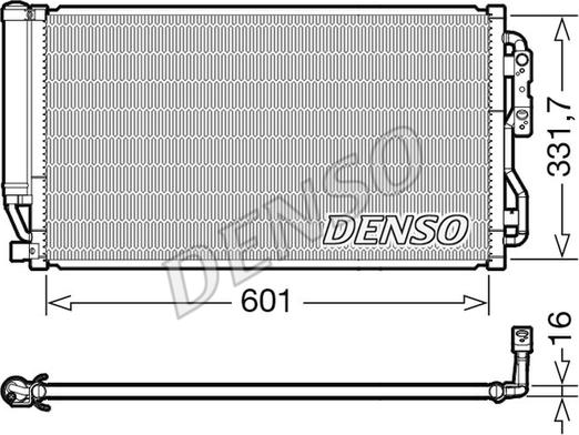 Denso DCN05035 - Condensatore, Climatizzatore autozon.pro