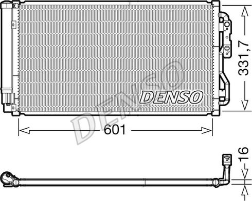 Denso DCN05033 - Condensatore, Climatizzatore autozon.pro