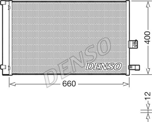 Denso DCN05037 - Condensatore, Climatizzatore autozon.pro