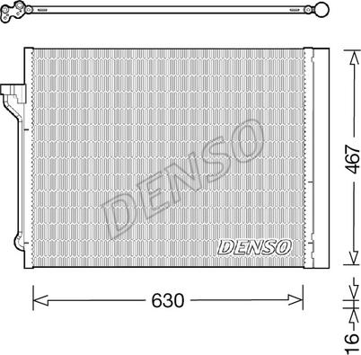 Denso DCN05029 - Condensatore, Climatizzatore autozon.pro