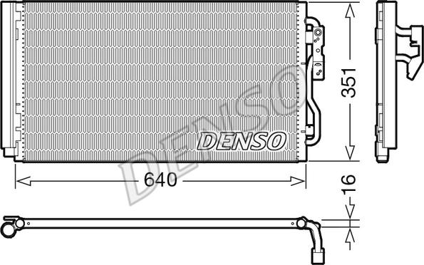 Denso DCN05023 - Condensatore, Climatizzatore autozon.pro