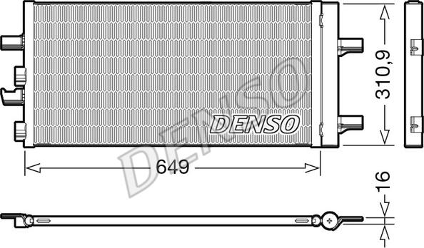 Denso DCN05104 - Condensatore, Climatizzatore autozon.pro