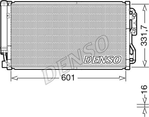 Denso DCN05105 - Condensatore, Climatizzatore autozon.pro