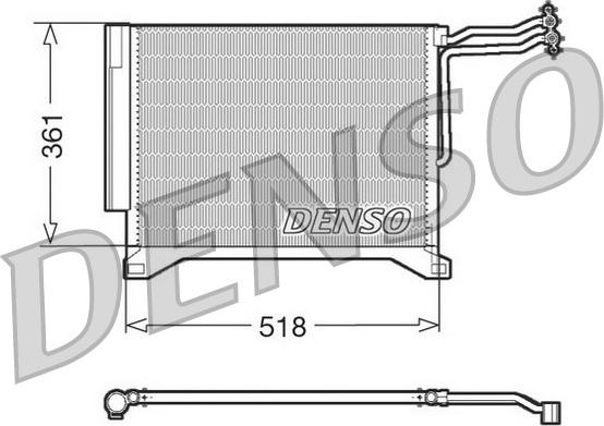 Denso DCN05100 - Condensatore, Climatizzatore autozon.pro