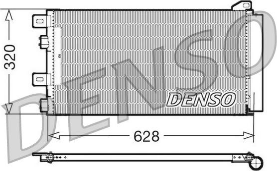 Denso DCN05101 - Condensatore, Climatizzatore autozon.pro