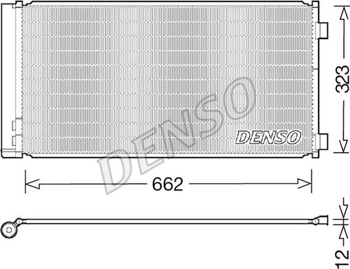 Denso DCN05103 - Condensatore, Climatizzatore autozon.pro