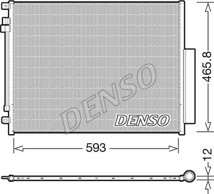 Denso DCN01005 - Condensatore, Climatizzatore autozon.pro