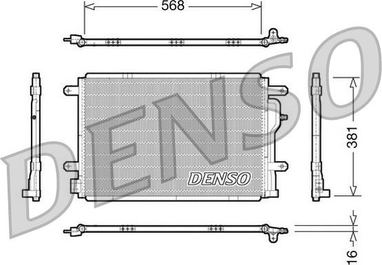 Denso DCN02004 - Condensatore, Climatizzatore autozon.pro