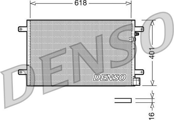 Denso DCN02006 - Condensatore, Climatizzatore autozon.pro