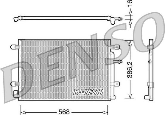 Denso DCN02018 - Condensatore, Climatizzatore autozon.pro