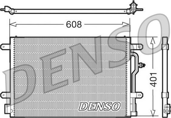 Denso DCN02012 - Condensatore, Climatizzatore autozon.pro