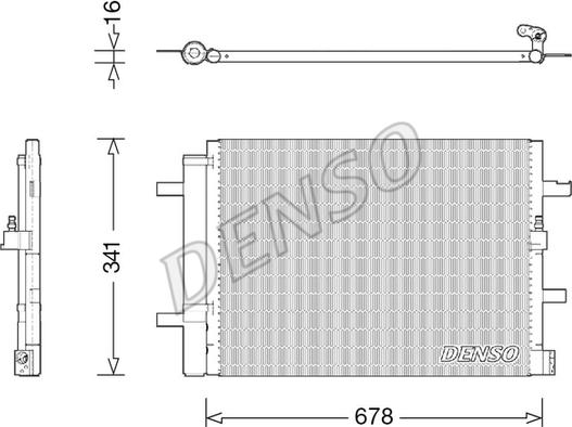 Denso DCN02026 - Condensatore, Climatizzatore autozon.pro