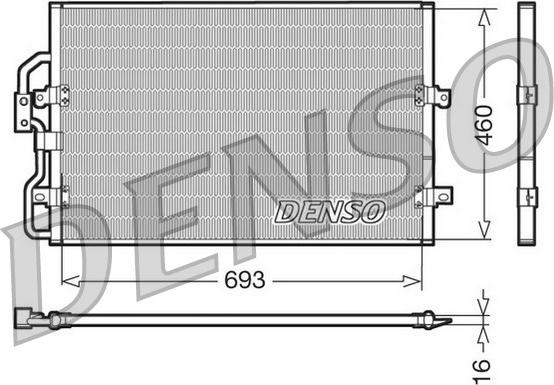 Denso DCN07040 - Condensatore, Climatizzatore autozon.pro